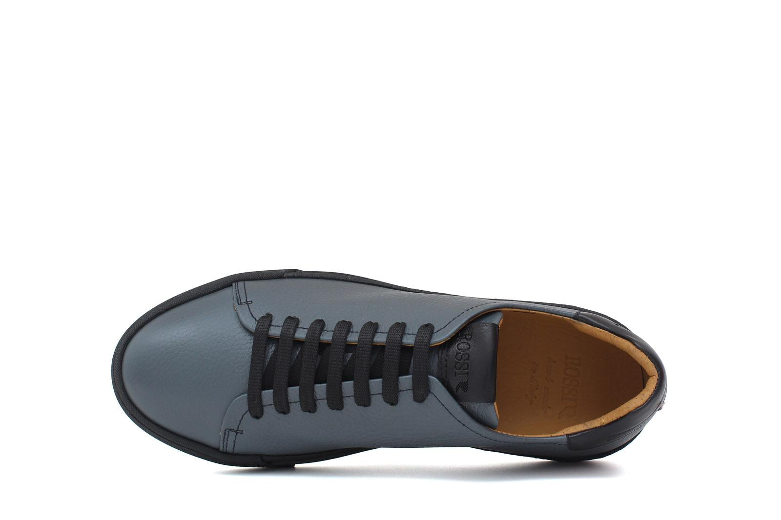 Sneakers in vitello bottalato carta da zucchero con fondo in gomma 109MG 1118 ROSSI