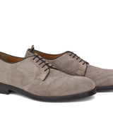 Derby in camoscio lavato color sabbia e fondo in cuoio lavato antiscivolo 6403VTSE 116 ROSSI
