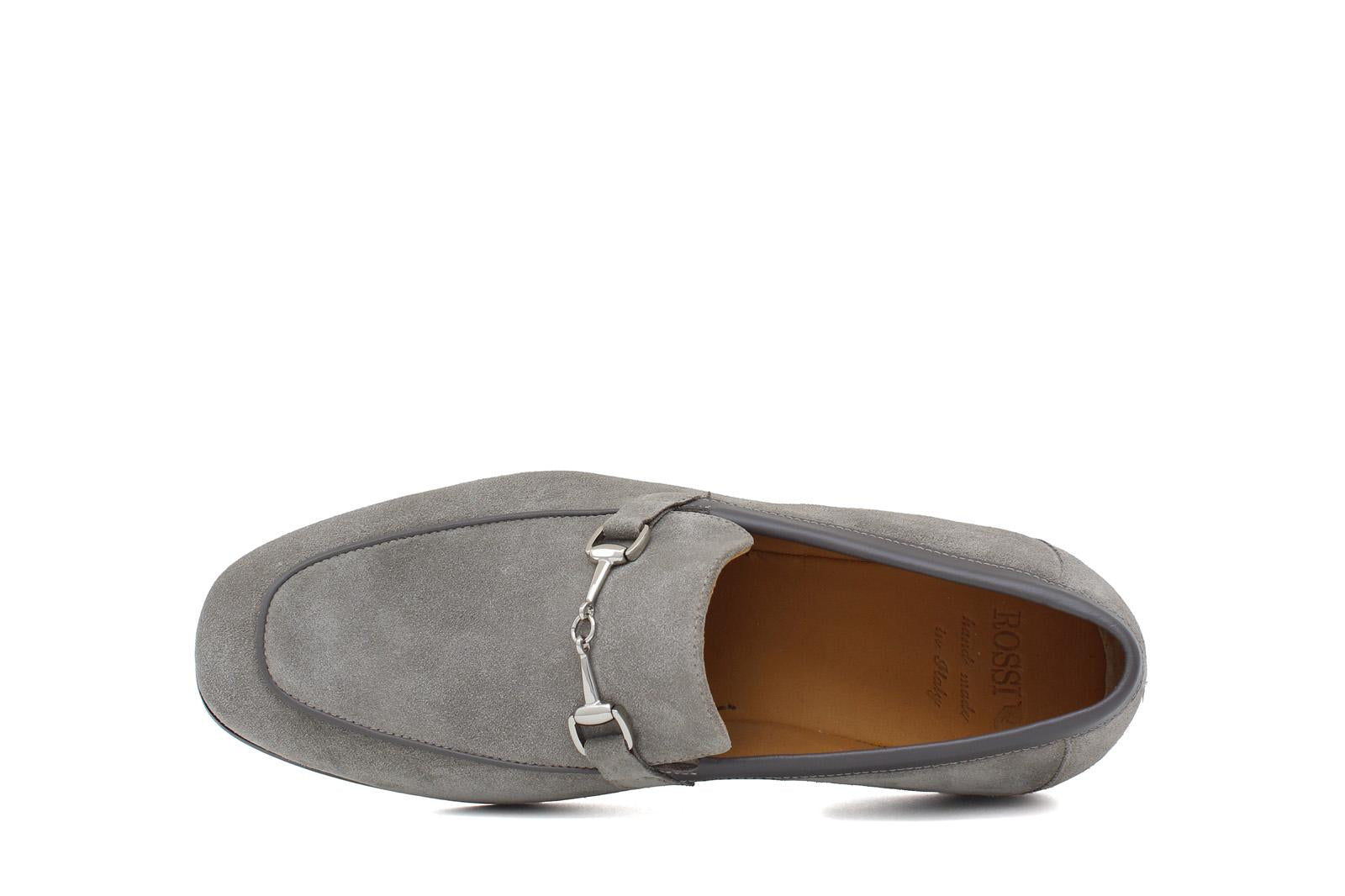 Mocassino con accessorio in suede color sabbia e fondo in cuoio con inserto antiscivolo 1465FLOOSS 67 ROSSI