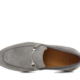 Mocassino con accessorio in suede color sabbia e fondo in cuoio con inserto antiscivolo 1465FLOOSS 67 ROSSI
