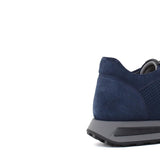 Sneaker in camoscio traforato colore navy e fondo in gomma 1010FLZAGIO 1103 ROSSI