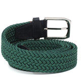 Cintura elasticizzata color verde con fibbia h 35 in nikel ODINVERB 132 ROSSI