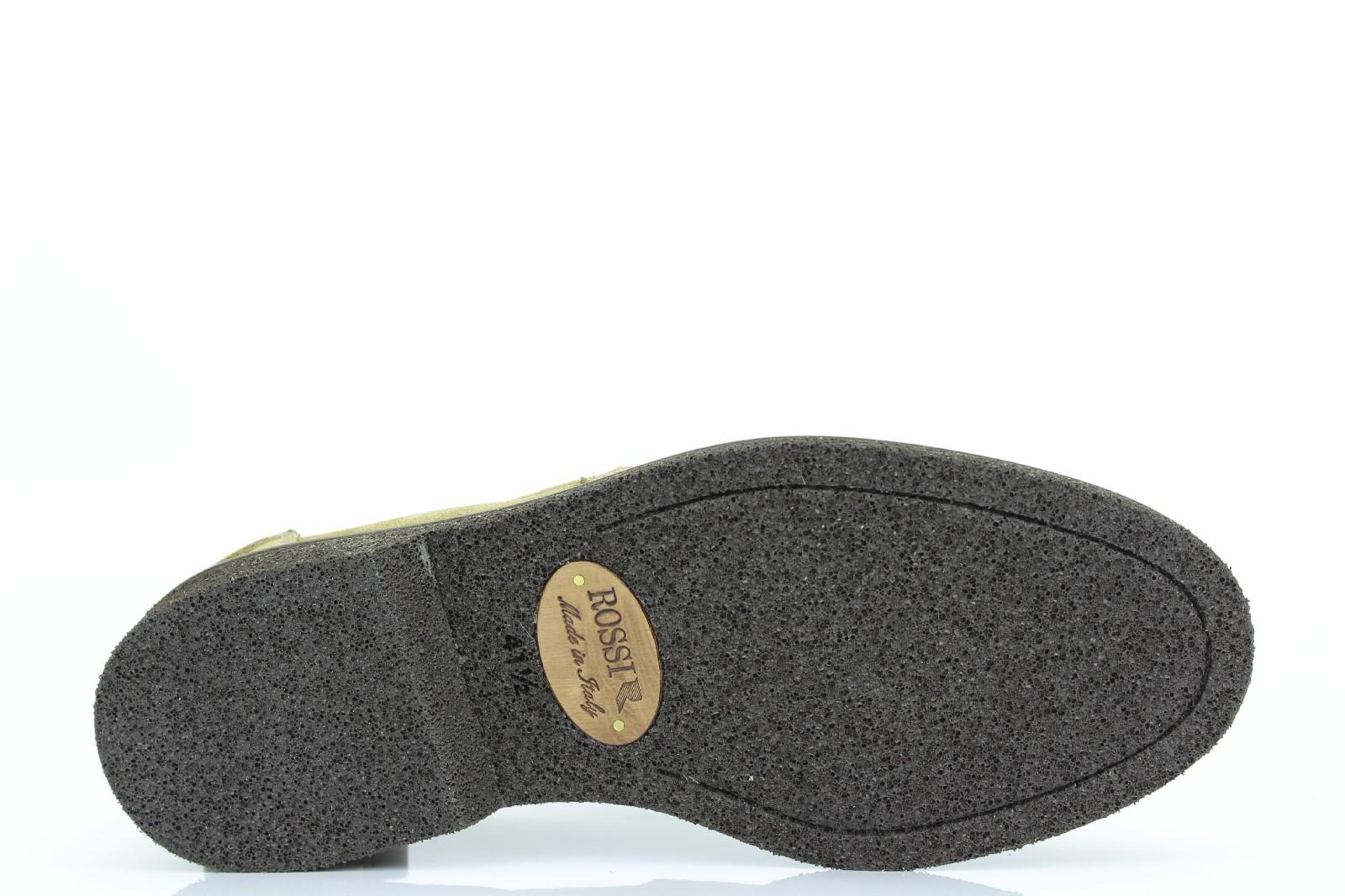 Mocassino in camoscio color paglia con fondo in gomma porosa leggera 8705SALC 57 UN ROSSI