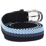 Cintura elasticizzata con fibbia h 35 nikel in tricolore F0305NKNAB 63 ROSSI