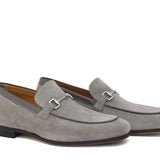 Mocassino con accessorio in suede color sabbia e fondo in cuoio con inserto antiscivolo 1465FLOOSS 67 ROSSI