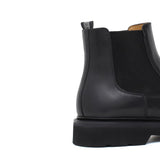 Stivaletto beatles in vitello a fiore nero e fondo in gomma leggera 9154CTPSN 1032 ROSSI
