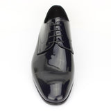 Derby in vernice blu con fondo cuoio 5560LVEPBLU 253 ROSSI