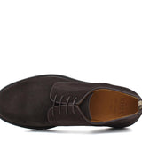 Derby in suede testa di moro con fondo in gomma leggera 1279CHSMO 220 ROSSI