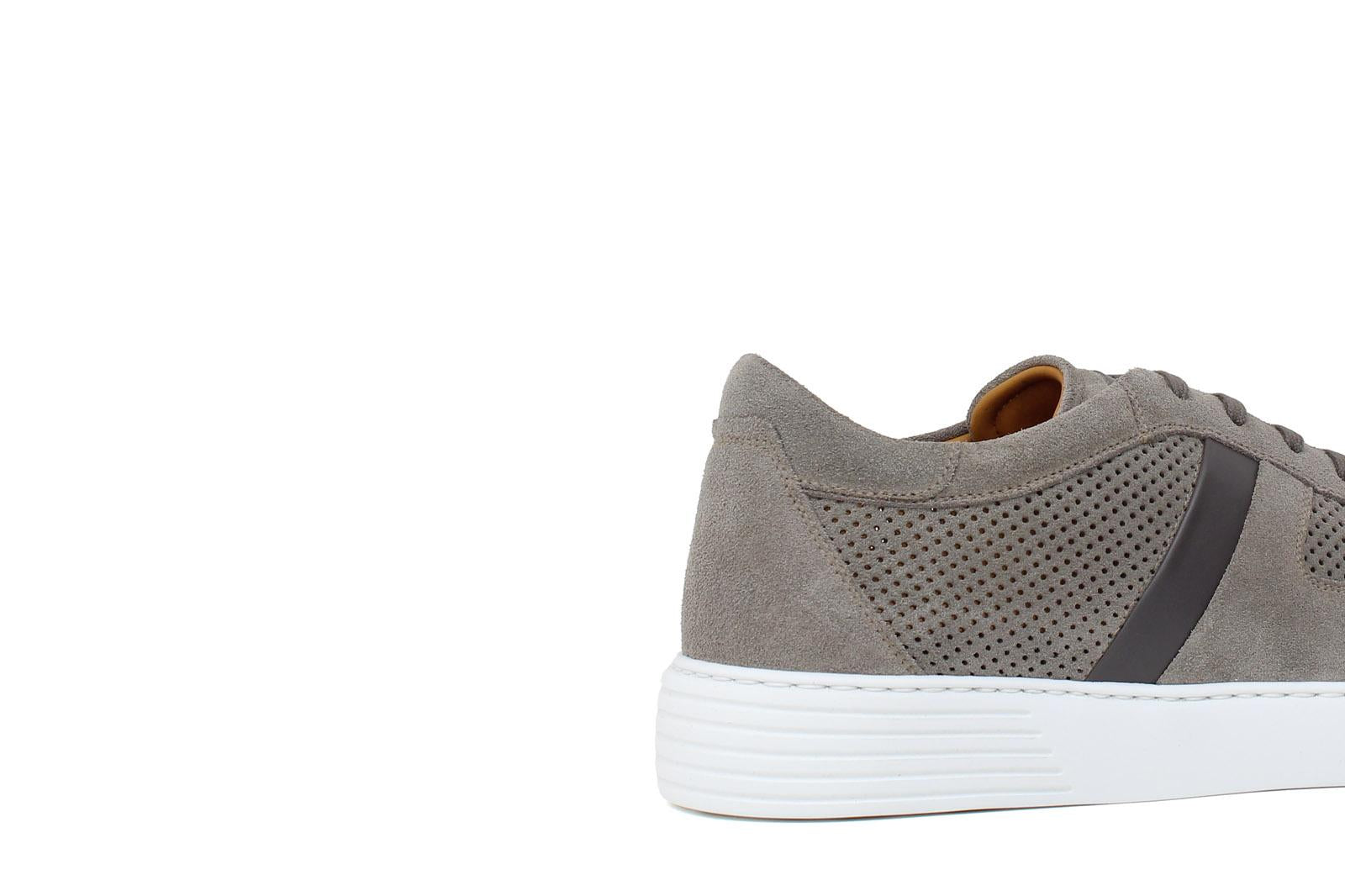 Sneakers in camoscio traforato color sabbia con fondo in gomma leggera 1481FLOOSS 299 UN ROSSI
