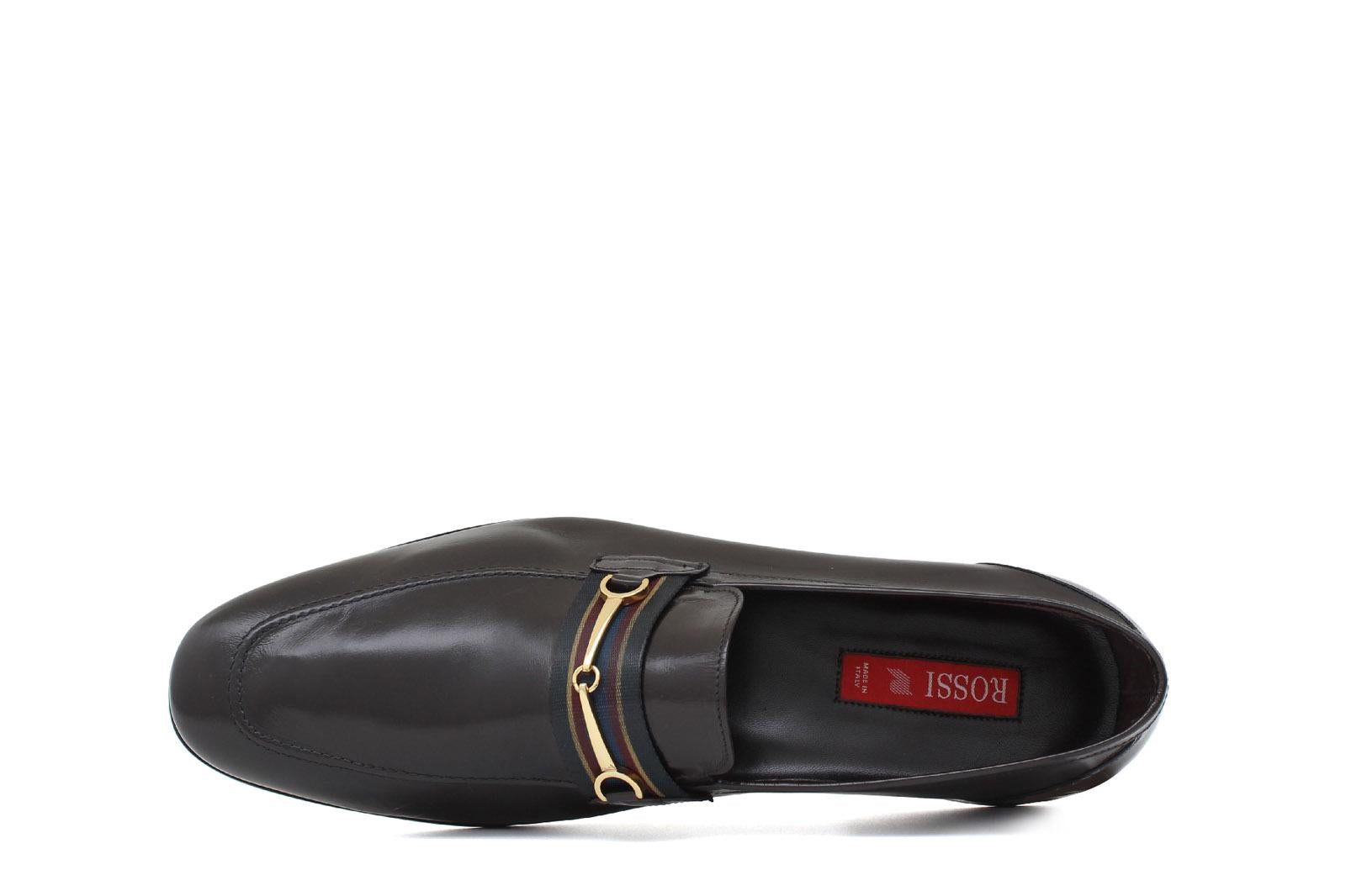 Mocassino in canguro testa di moro con fondo in cuoio antiscivolo cucito blake 7712CANTM 975 ROSSI