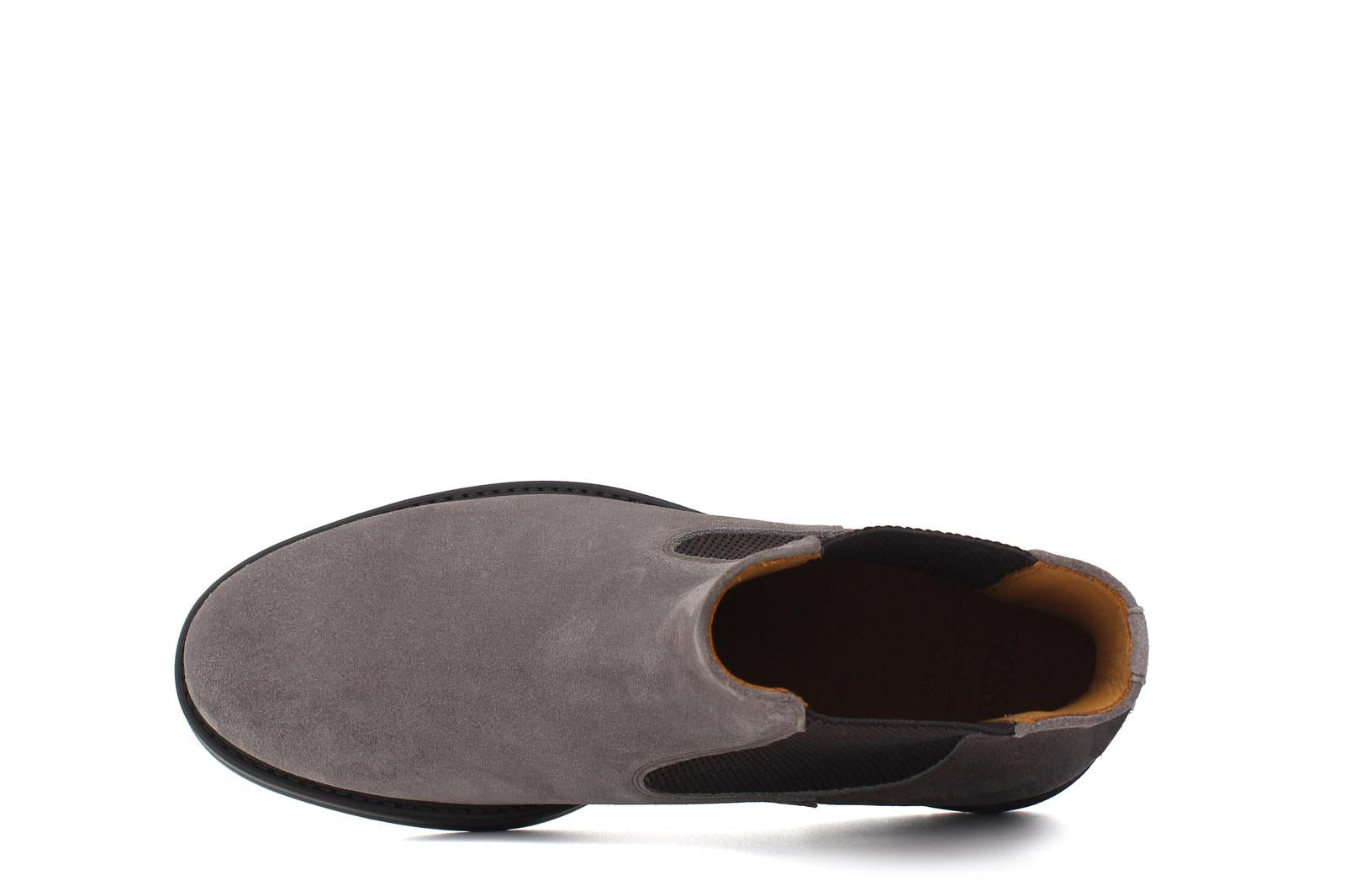 Stivaletto modello beatles in camoscio color fango con fondo in gomma 9154PHSBIS 283 ROSSI