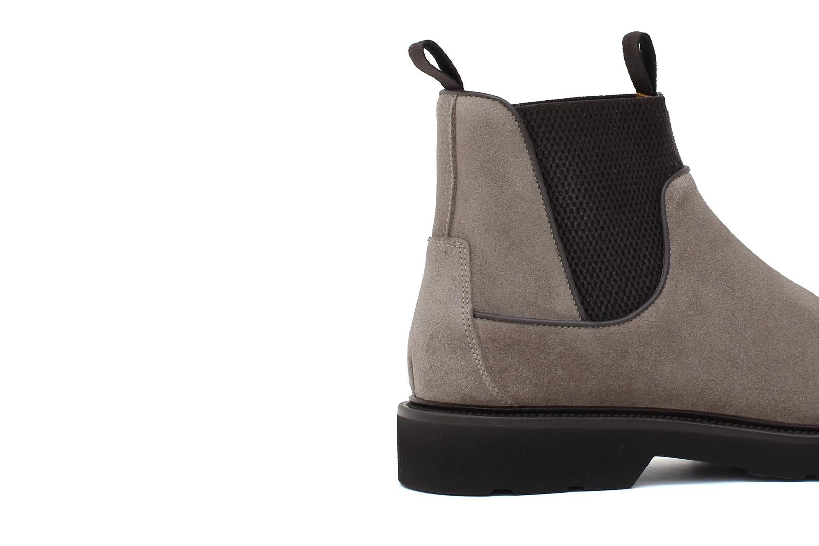 Stivaletto modello beatles in suede nocciola con fondo in gomma leggera 1281PCHBIS 292 ROSSI 