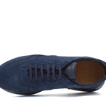 Sneaker  in camoscio traforato colore navy e fondo in gomma 1010FLZAGIO 1103 ROSSI 