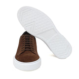 Sneaker in camoscio traforato color ciocolat e fondo in gomma leggera 326COCFLO 1096 ROSSI 