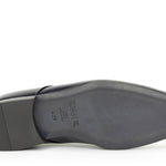 Derby in vernice blu stampata Mag con fondo in cuoio 7621SMAGBLU 168  UN ROSSI 