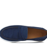 Slip on in camoscio traforato colore navy e fondo in gomma leggera 8657FOLTR 1004 ROSSI 