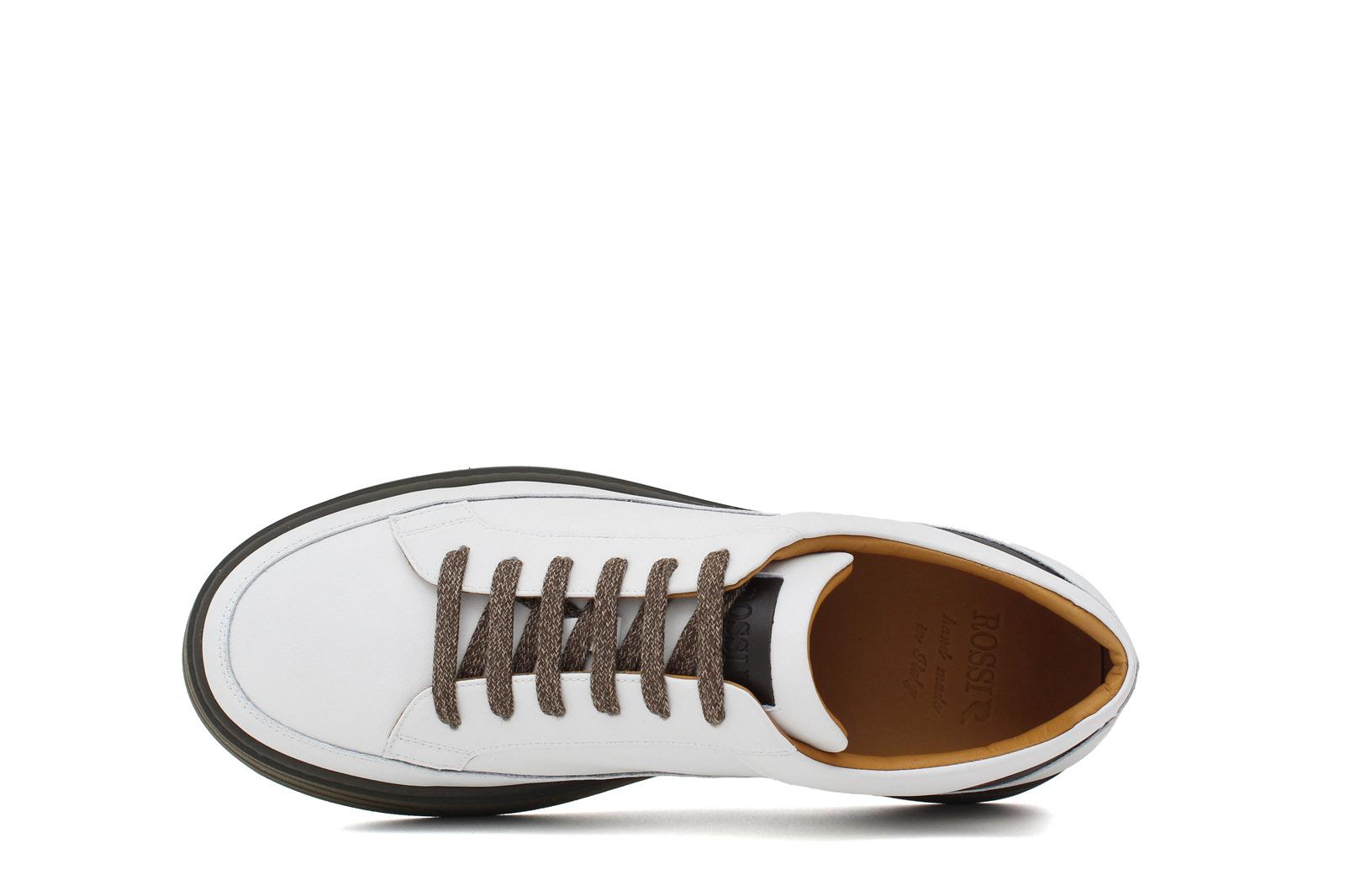 Sneakers in vitello crema e fondo in gomma leggera 1276PCREM 140  UN ROSSI 