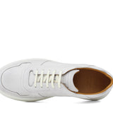 Sneakers in vitello naturale bianco antik e fondo in gomma leggera 1245CVAPAN 1066 ROSSI 