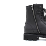 Anfibio donna in vitello nappato nero e fondo in gomma extralight D214PZVNE 37 ROSSI 