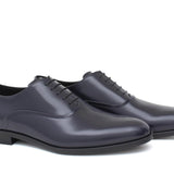 Francesina in vitello spazzolato navy  con fondo in cuoio 221TNAV 271 ROSSI 