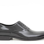 Francesina in vernice nero con fondo in cuoio 8635VN 250 ROSSI 