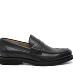 College stile inglese in vitello spazzolato nero con fondo in gomma leggera 5940GCNE 973 ROSSI 