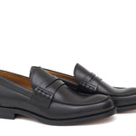 College stile inglese in vitello a pieno fiore nero con fondo cuoio cucito blake 5316CSN 298 ROSSI 