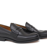 College stile inglese in vitello a pieno fiore nero con fondo cuoio cucito blake 5316CSN 298 ROSSI 