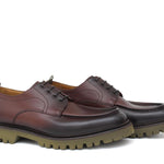 Derby modello ingegnere in vitello anticato marrone e fondo in gomma leggera 458BOSMAR 112 ROSSI 