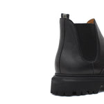 Stivaletto con elastico in bufalo nero e caucciù con fondo gomma leggera 414PBFNE 631 ROSSI 