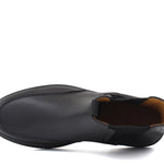 Stivaletto con elastico in vitello naturale nero e fondo in gomma leggera 1236PVN 1112 ROSSI 