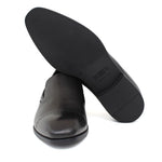 Mocassino in pelle nappa nera con fondo in gomma 1012NAPNE 135 ROSSI 