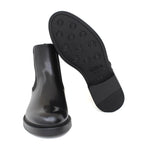 Stivaletto beatles in vitello spazzolato nero e fondo in gomma 154PRCNE 1143 ROSSI 