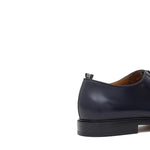 Derby in vitello spazzolato blu con fondo in cuoio antiscivolo 8699CHEBL 1020 ROSSI 