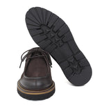 Stringata modello ingegnere in vitello nabuk testa di moro e fondo in gomma leggero 1252RETM 1084 ROSSI 