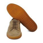 Sneaker in camoscio lavato sabbia  con  fondo in puro caucciù 275SALC 137 ROSSI 