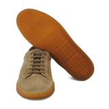 Sneaker in camoscio lavato sabbia  con  fondo in puro caucciù 275SALC 137 ROSSI 