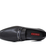 Mocassino in canguro nero con fondo in gomma 7629MCNER 1021 ROSSI 