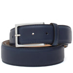 Cinta h 35 in vitello naturale sfumato nel colore blu con fibbia nichel  satinato F0477NKDIXBLU 71 ROSSI 