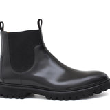 Stivaletto modello beatles in vitello spazzolato semilucido nero con fondo in gomma leggera 457PCALNE 177 ROSSI 