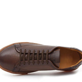 Sneakers in cervo vegetale anticato marrone con fondo in gomma 109CVMAR 1066 ROSSI 