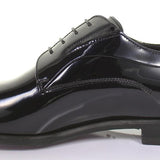 Derby con elastico in vernice blu e fondo cuoio antiscivolo 5828VPBLU 600 ROSSI 