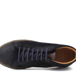 Sneakers polacchino in camoscio anticato blu con fondo in gomma 110PHSSB 388  UN ROSSI 