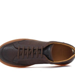Sneaker in vitello naturale marrone sfumato e fondo in gomma 1051DCAS 66 ROSSI 