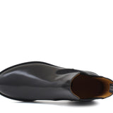 Stivaletto beatles in vitello spazzolato nero e fondo in gomma 154PRCNE 1143 ROSSI 