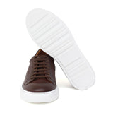 Sneaker  in vitello naturale marrone con fondo in gomma leggera 238LDC 403  UN ROSSI 