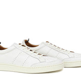 Sneaker in vitello anticato colore off white e fondo in gomma 1051DPAN 1109 ROSSI 