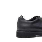 Derby in vitello spazzolato nero con fondo in gomma leggera 1203GCALN 386 ROSSI 