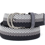 Cintura elasticizzata con fibbia h 35 nikel in tricolore F0305NKGRI 110 ROSSI 