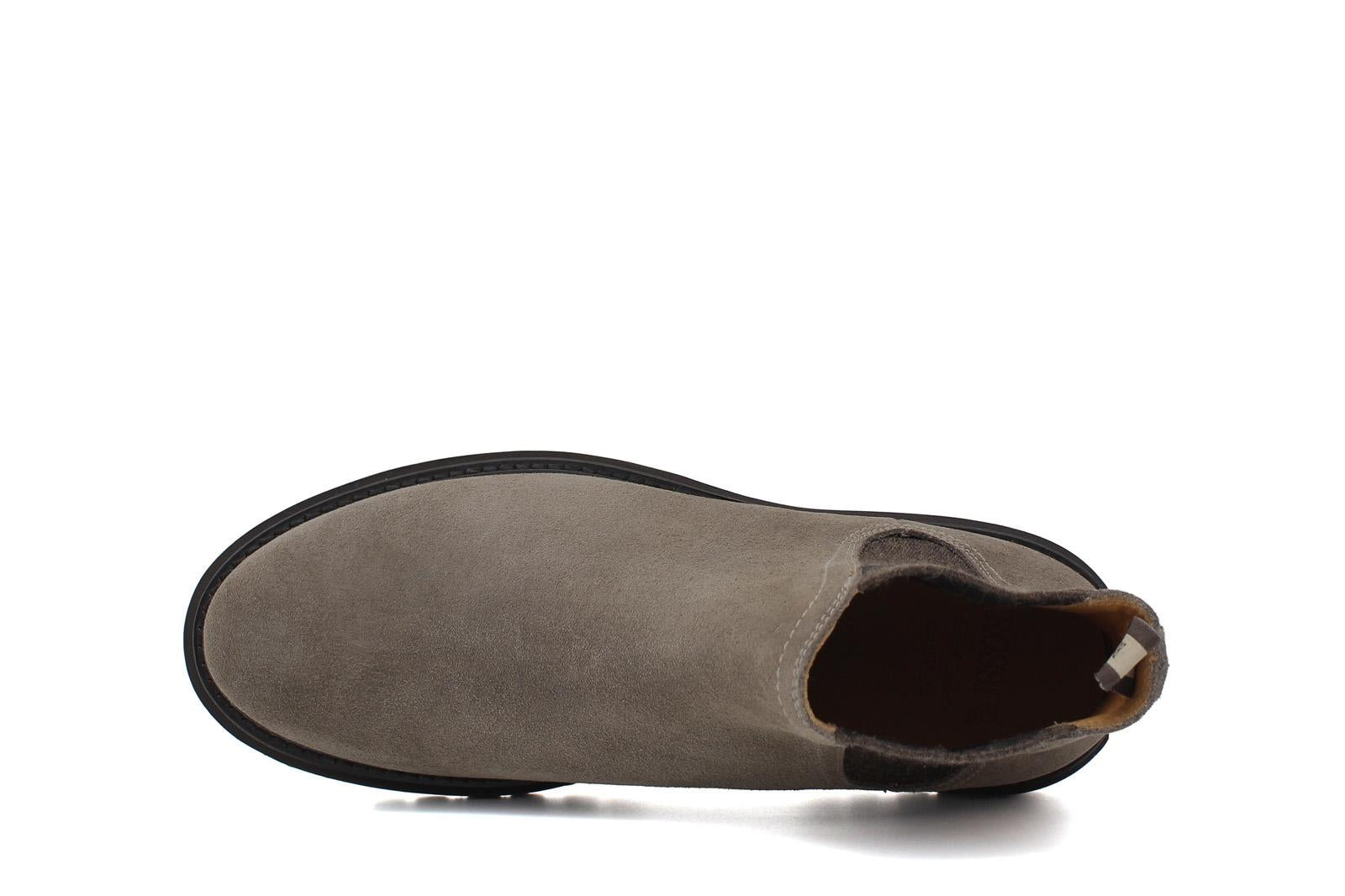 Beatles con elastico bicolore in suede sabbia e fondo in gomma extralight 910PHSBIS 226 ROSSI 